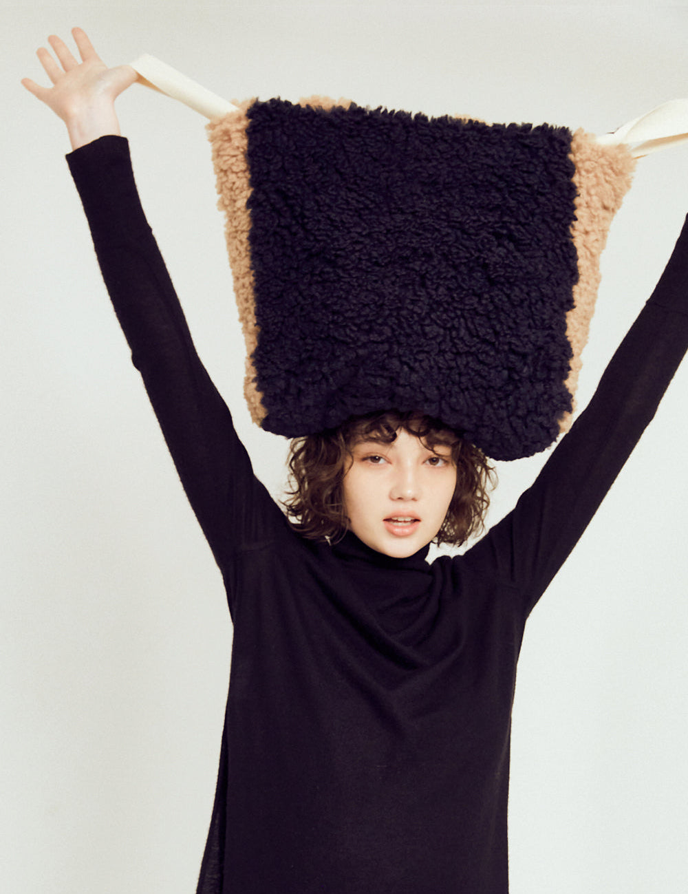 FAUX FUR PHRYNE ECO BAG