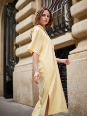 LINDI HOODED JERSEY DRESS