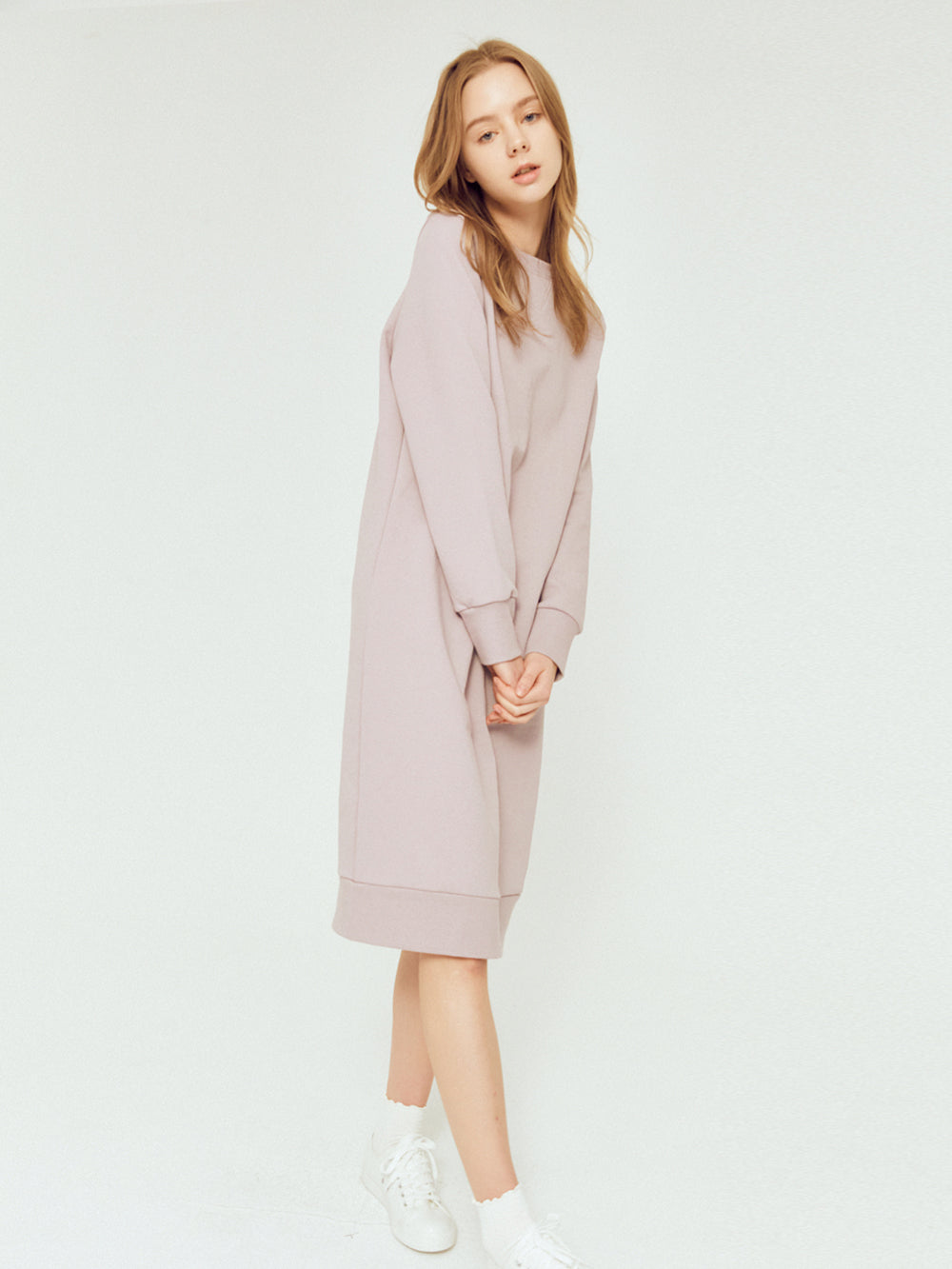 CIEL CREW-NECK SWEATER DRESS