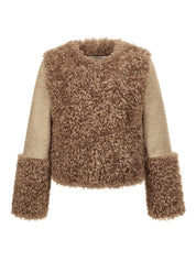 FAUX FUR FURRY JACKET