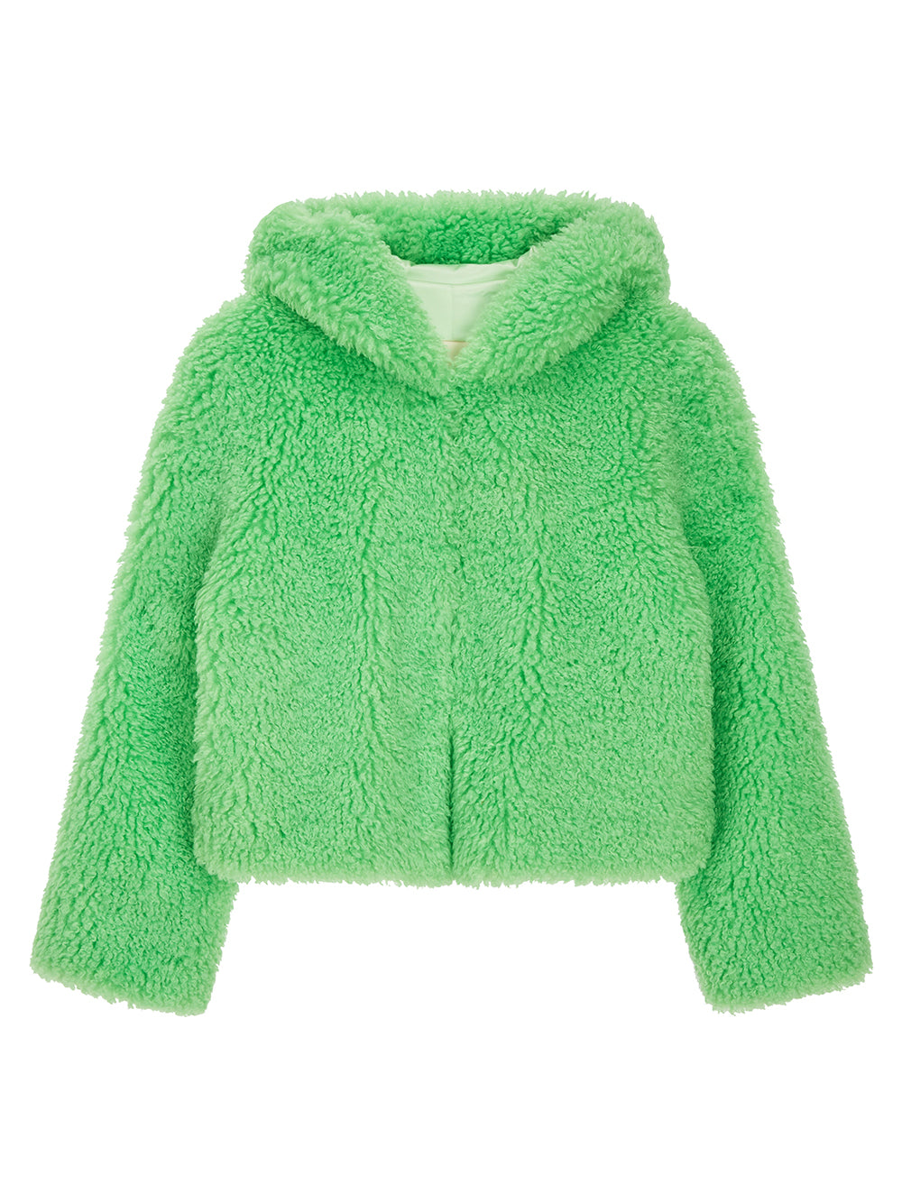 入荷now 安全 SHORT HOODED BIEN FUR FAUX JACKET Lemönplet – ジャケット・アウター