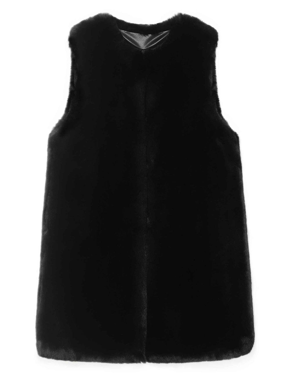 [REFURB] FAUX FUR KUN LONG VEST