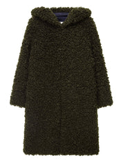 [REFURB] FAUX FUR EVER LONG HOODED COAT