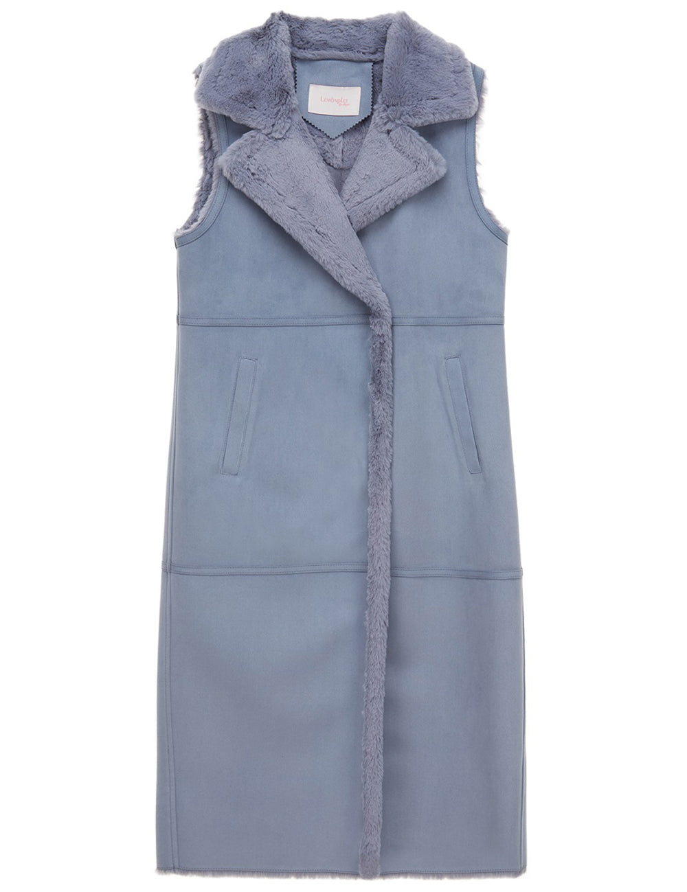 FAUX FUR LOMPER LONG VEST