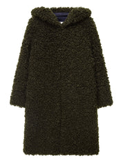 FAUX FUR EVER LONG HOODED COAT