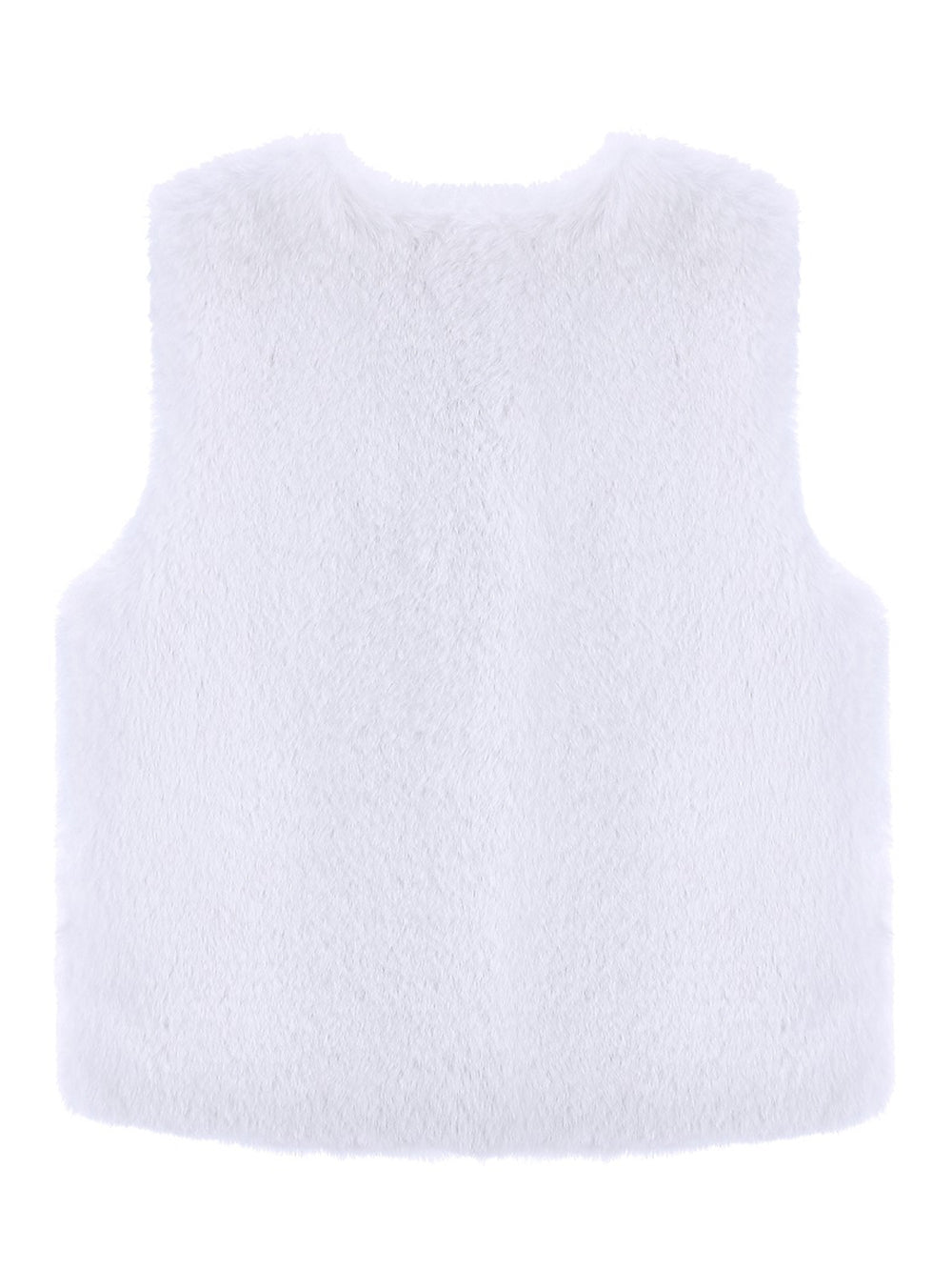 FAUX FUR MORI V-NECK VEST