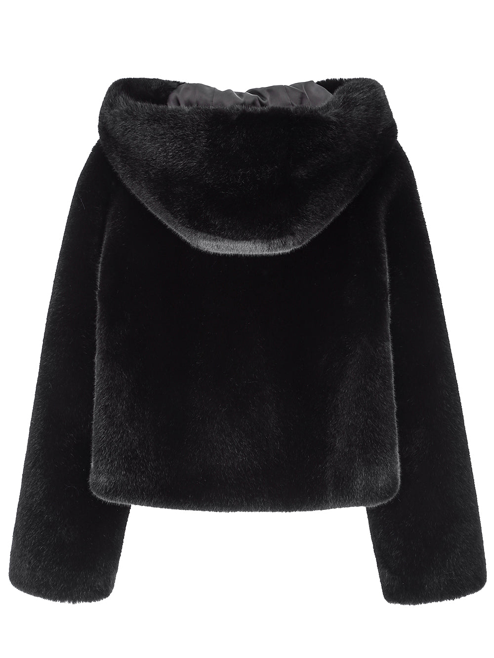 [REFURB] FAUX FUR BIEN HOODED SHORT JACKET