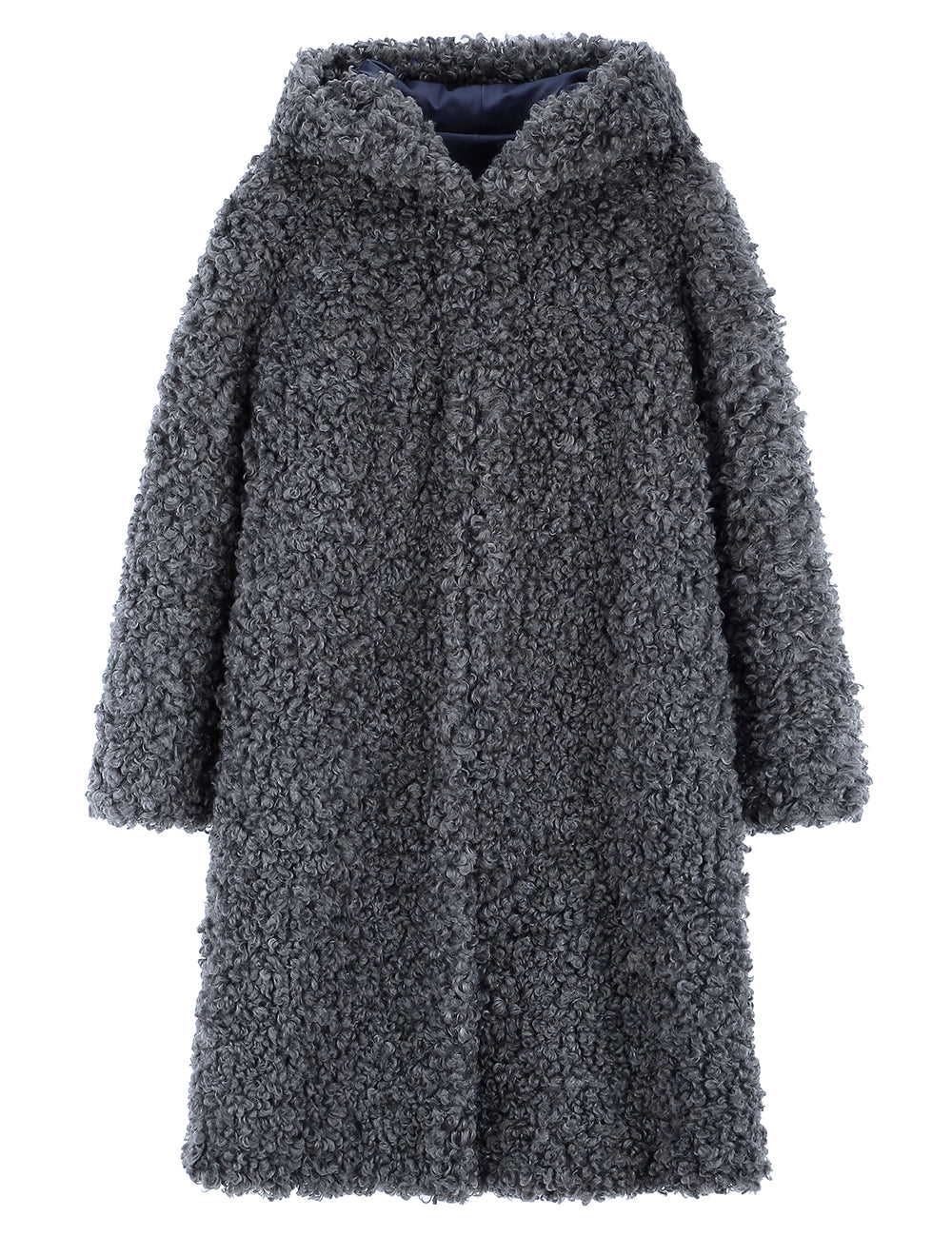 FAUX FUR EVER LONG HOODED COAT