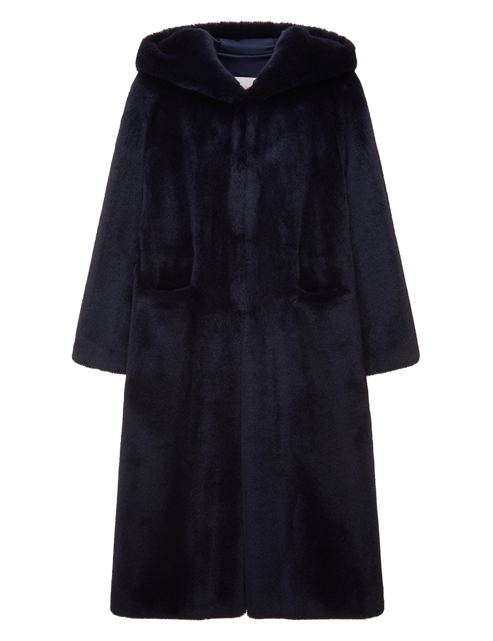 [REFURB] FAUX FUR LAON HOODED MAXI COAT