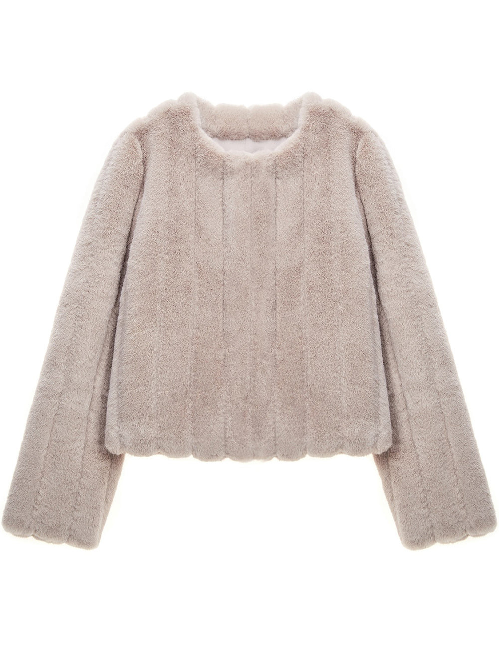 FAUX FUR JUE SHORT JACKET