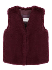 [REFURB] FAUX FUR MORI V-NECK VEST