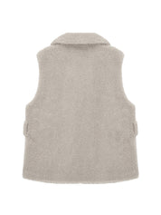 FAUX FUR PETER VEST