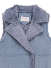 [REFURB] FAUX FUR LOMPER LONG VEST