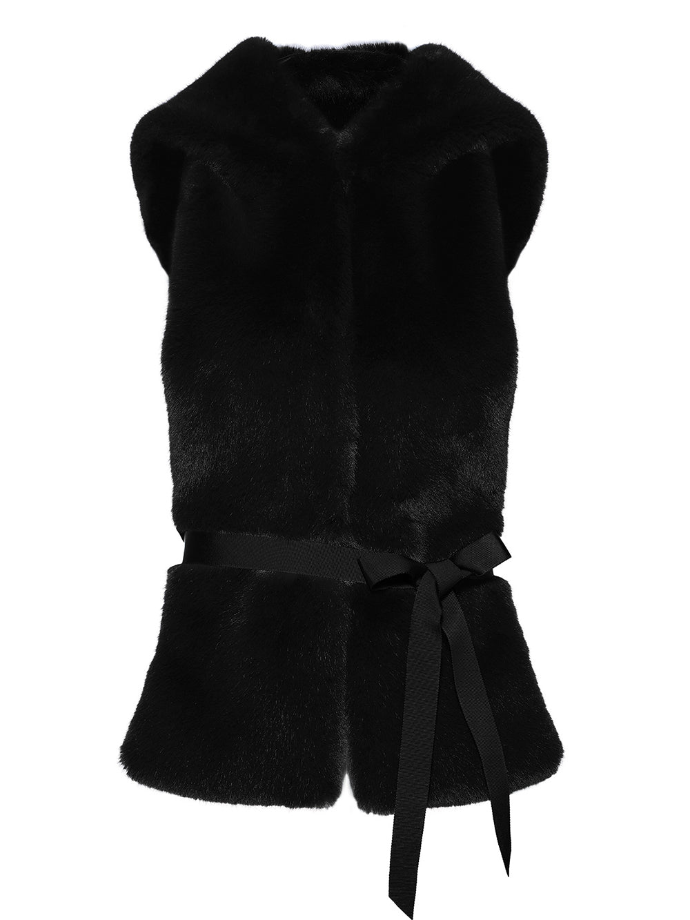 FAUX FUR HORI HOODED SCARF