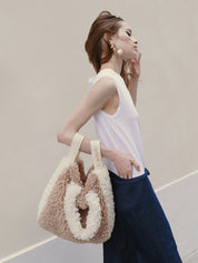 FAUX FUR PHRYNE ECO BAG