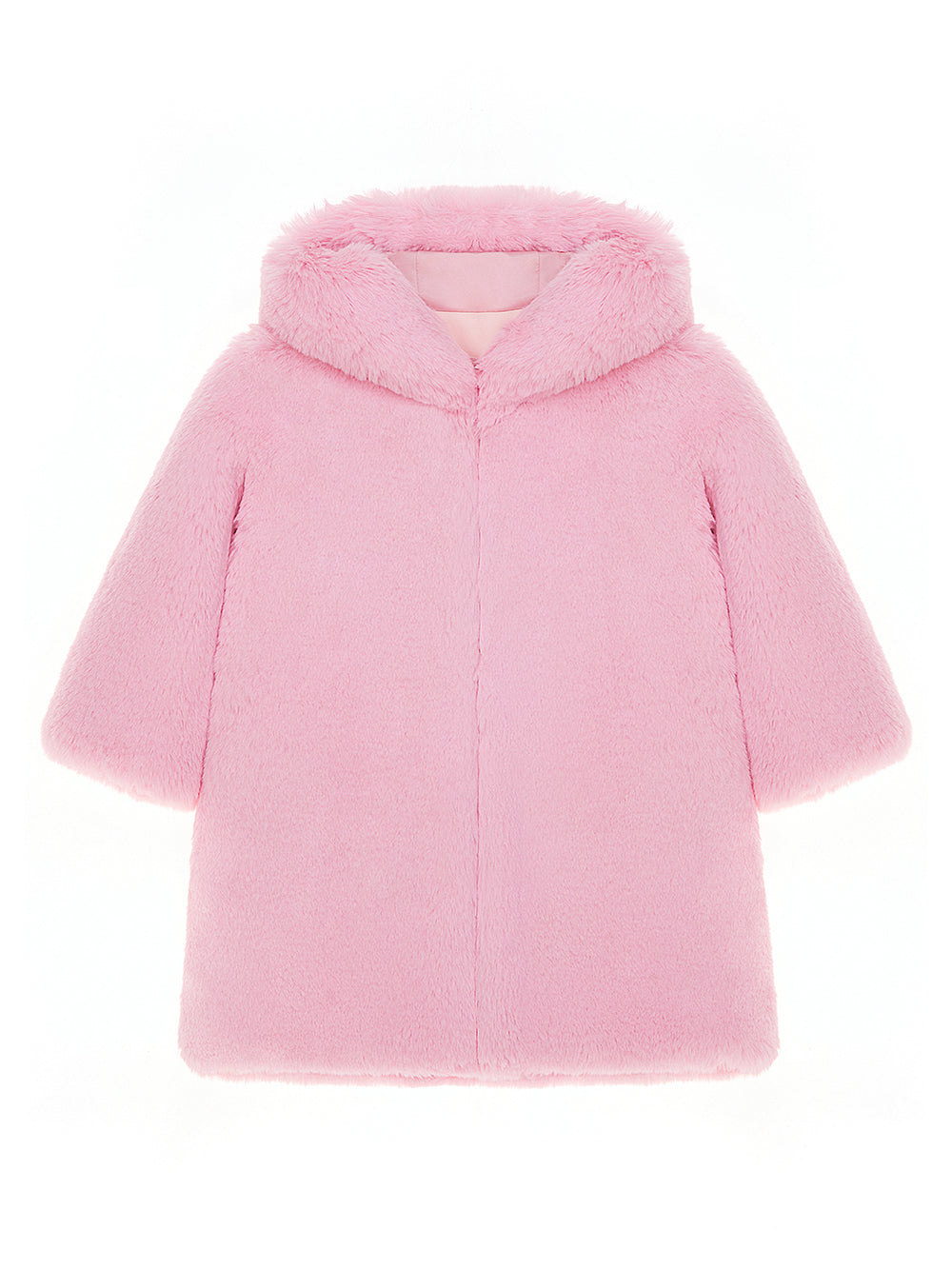 KIDS FAUX FUR EILLE HOODIE COAT – Lemönplet