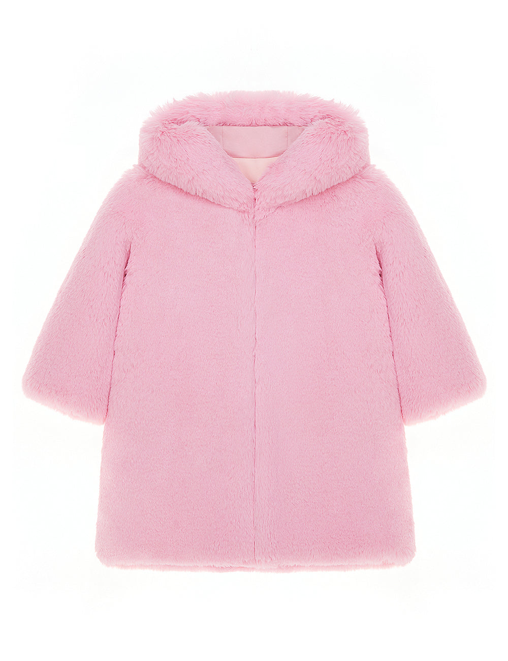 KIDS FAUX FUR EILLE HOODIE COAT