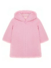 KIDS FAUX FUR EILLE HOODIE COAT