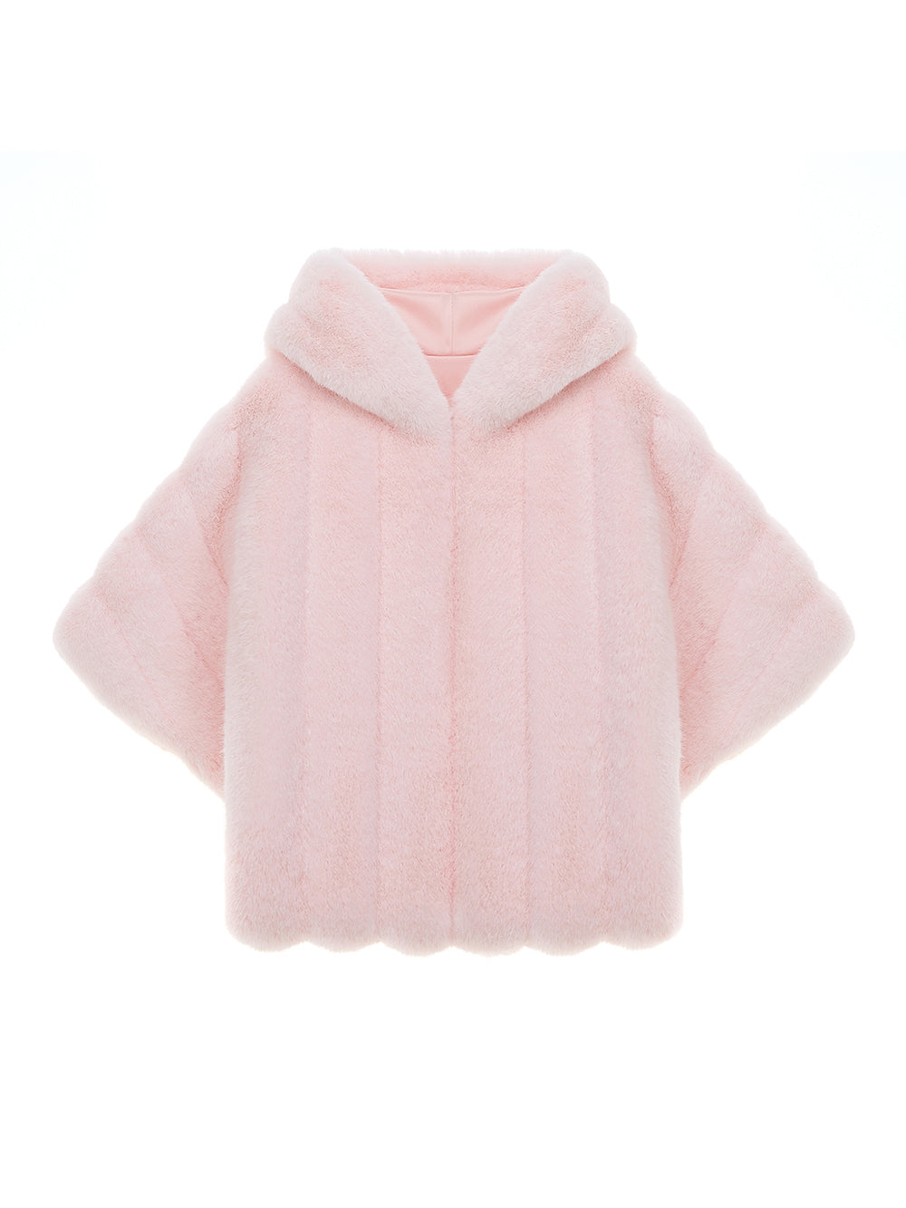 KIDS FAUX FUR HE PONCHO – Lemönplet
