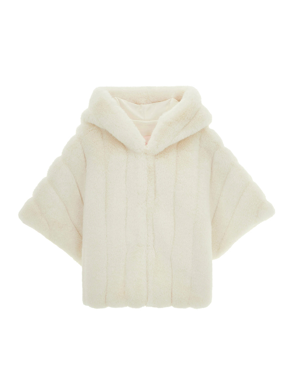 KIDS FAUX FUR HE PONCHO – Lemönplet