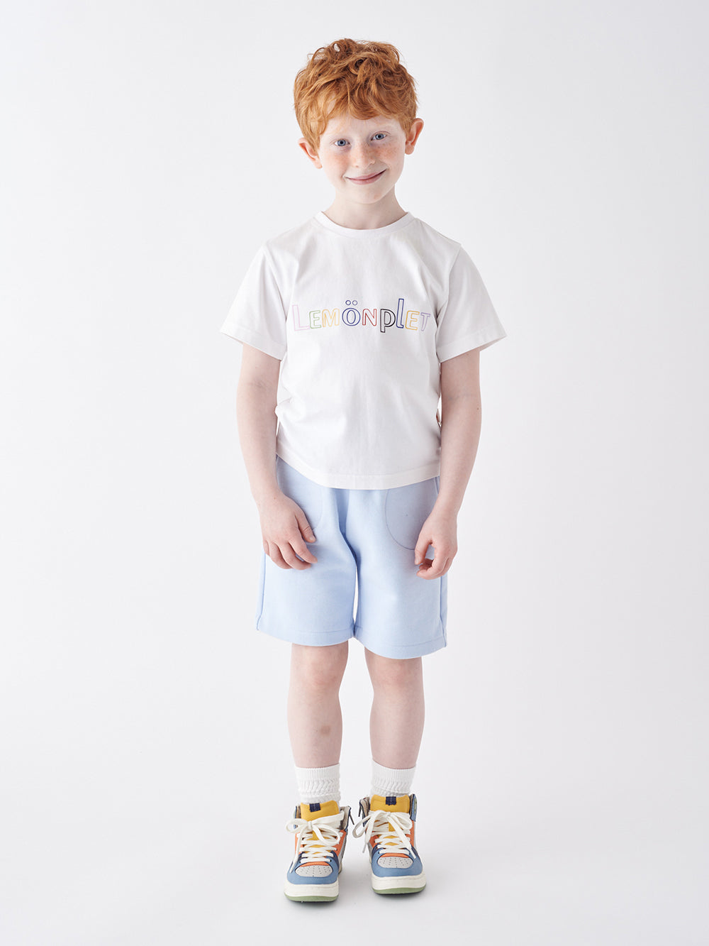 KIDS RAINBOW WHITE T-SHIRT