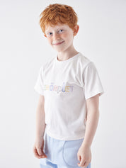 KIDS RAINBOW WHITE T-SHIRT