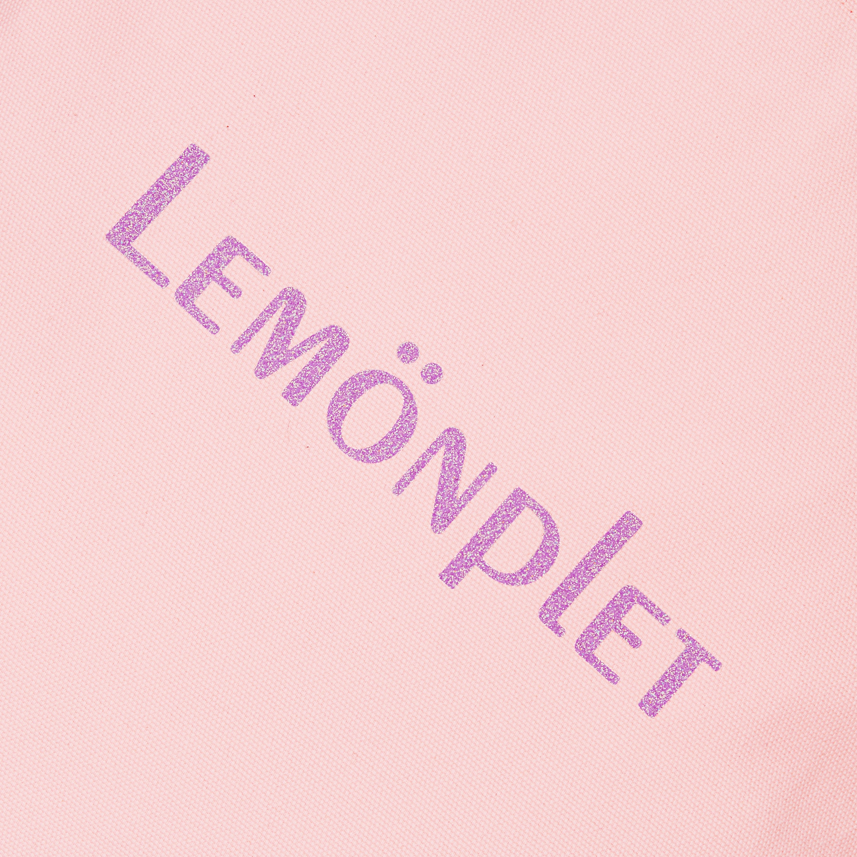 LUMI GLITTER LOGO CANVAS BAG