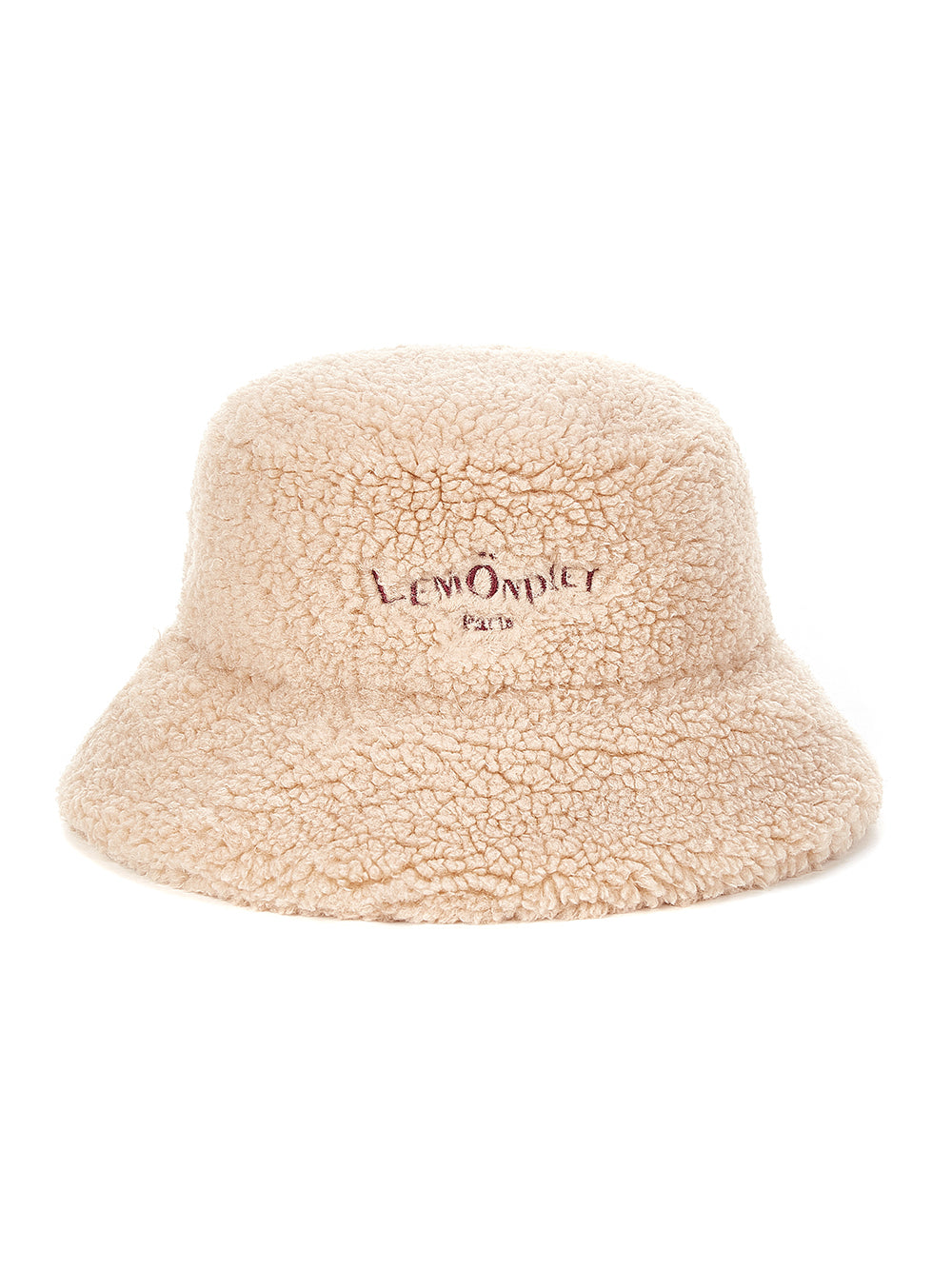 FAUX FUR BUCKET HAT WITH LEMÖNPLET LOGO