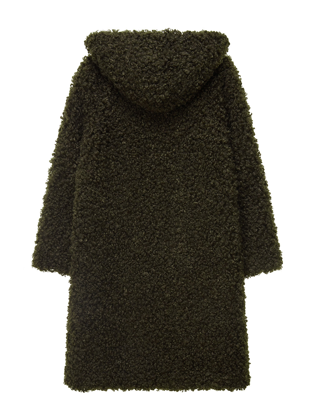FAUX FUR EVER LONG HOODED COAT