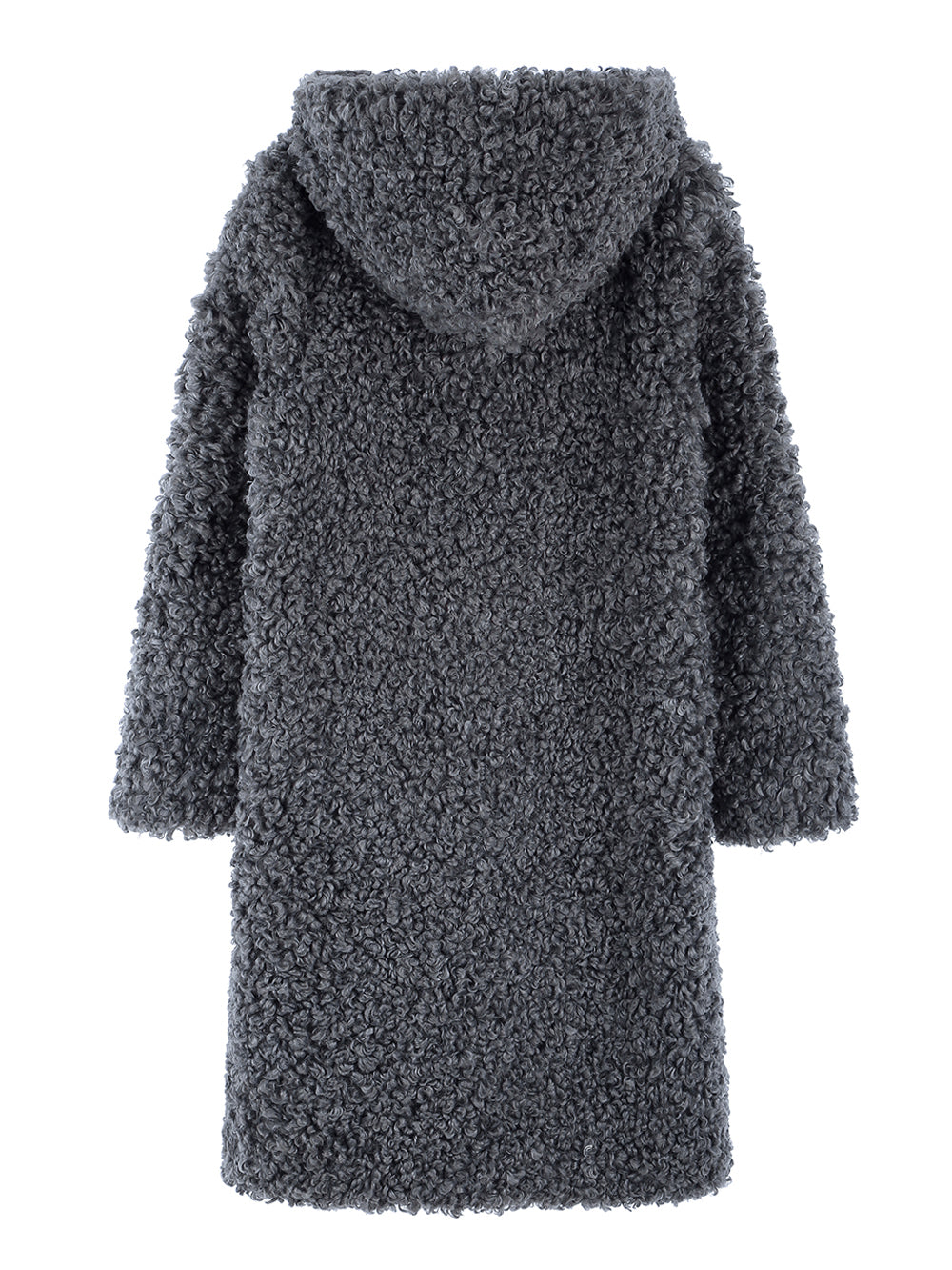 FAUX FUR EVER LONG HOODED COAT
