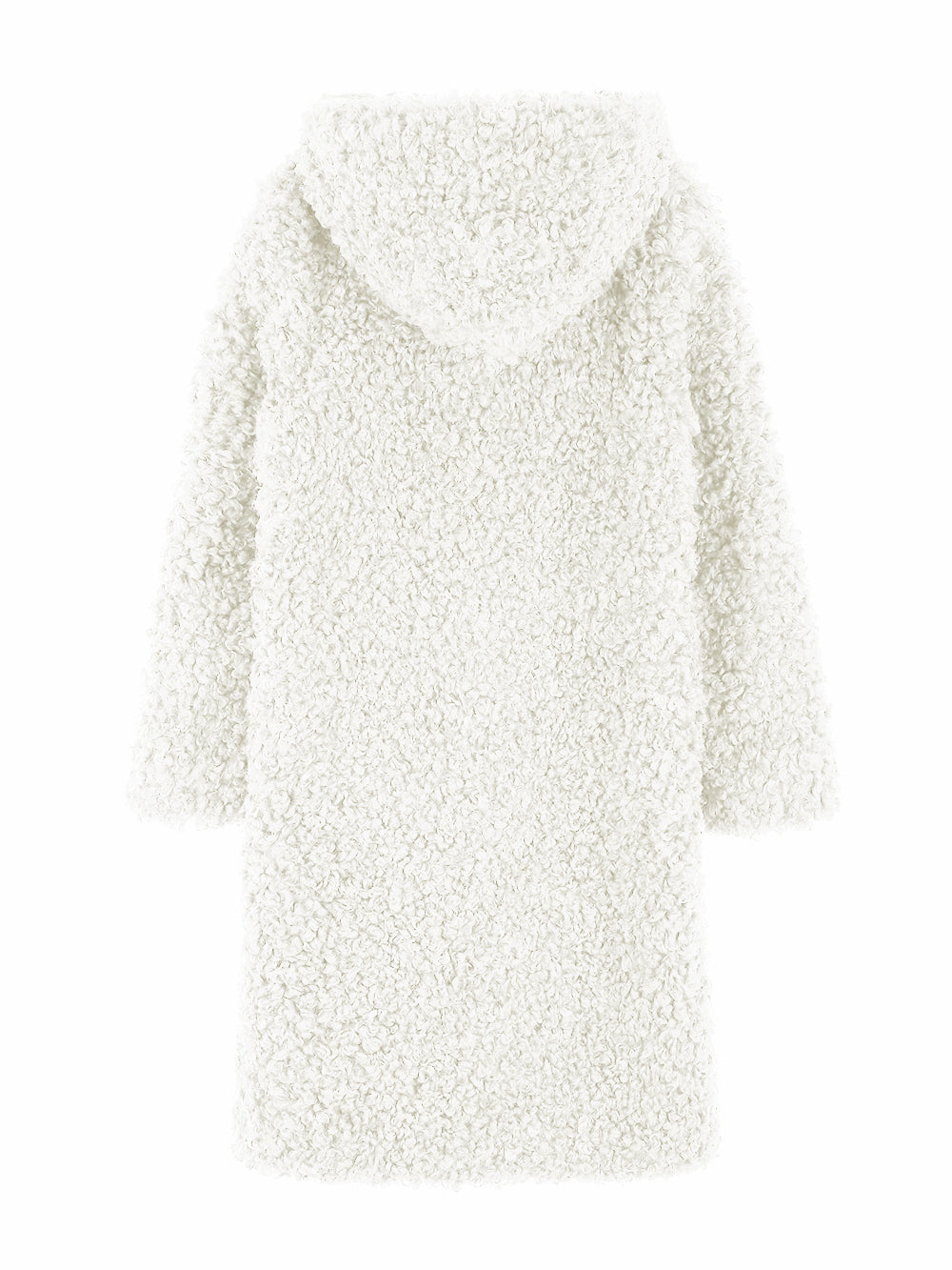 FAUX FUR EVER LONG HOODED COAT