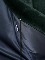 FAUX FUR LAON HOODED MAXI COAT