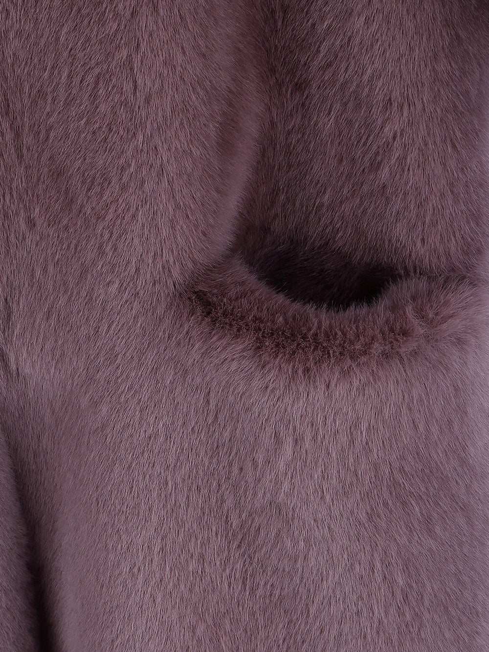 FAUX FUR LAON HOODED MAXI COAT