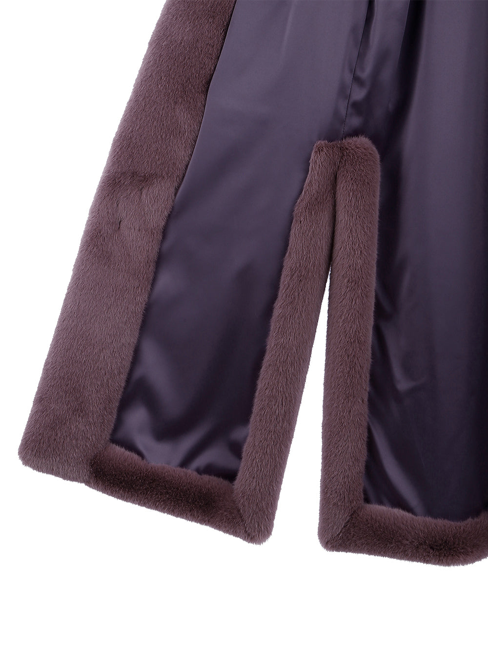 FAUX FUR LAON HOODED MAXI COAT – Lemönplet