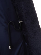 FAUX FUR LAON HOODED MAXI COAT