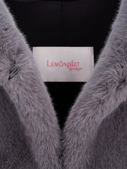 FAUX FUR LAON HOODED MAXI COAT