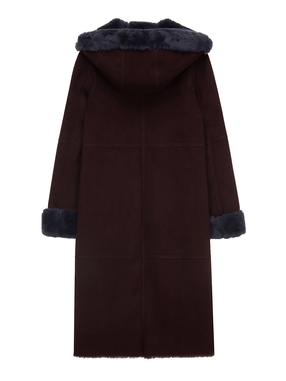 FAUX FUR LOMPER HOODED COAT