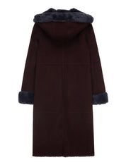 FAUX FUR LOMPER HOODED COAT