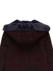 FAUX FUR LOMPER HOODED COAT