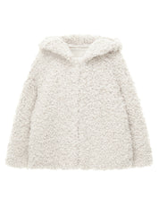 FAUX FUR EVER HOODED JACKET