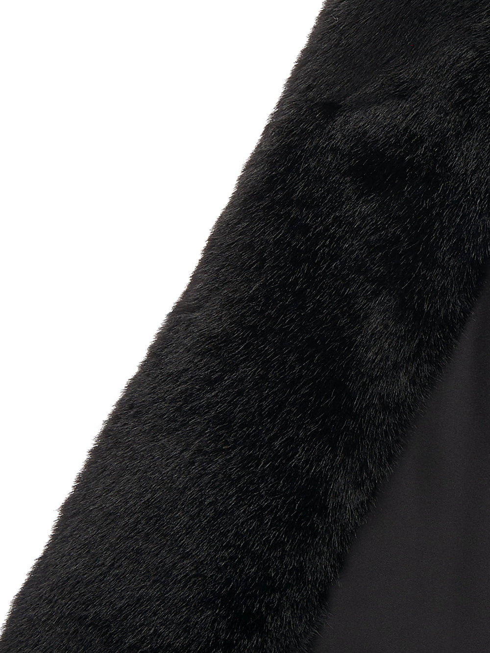 FAUX FUR BIEN HOODED JACKET