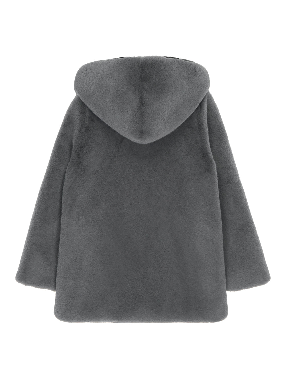 FAUX FUR BIEN HOODED JACKET