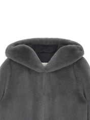 FAUX FUR BIEN HOODED JACKET