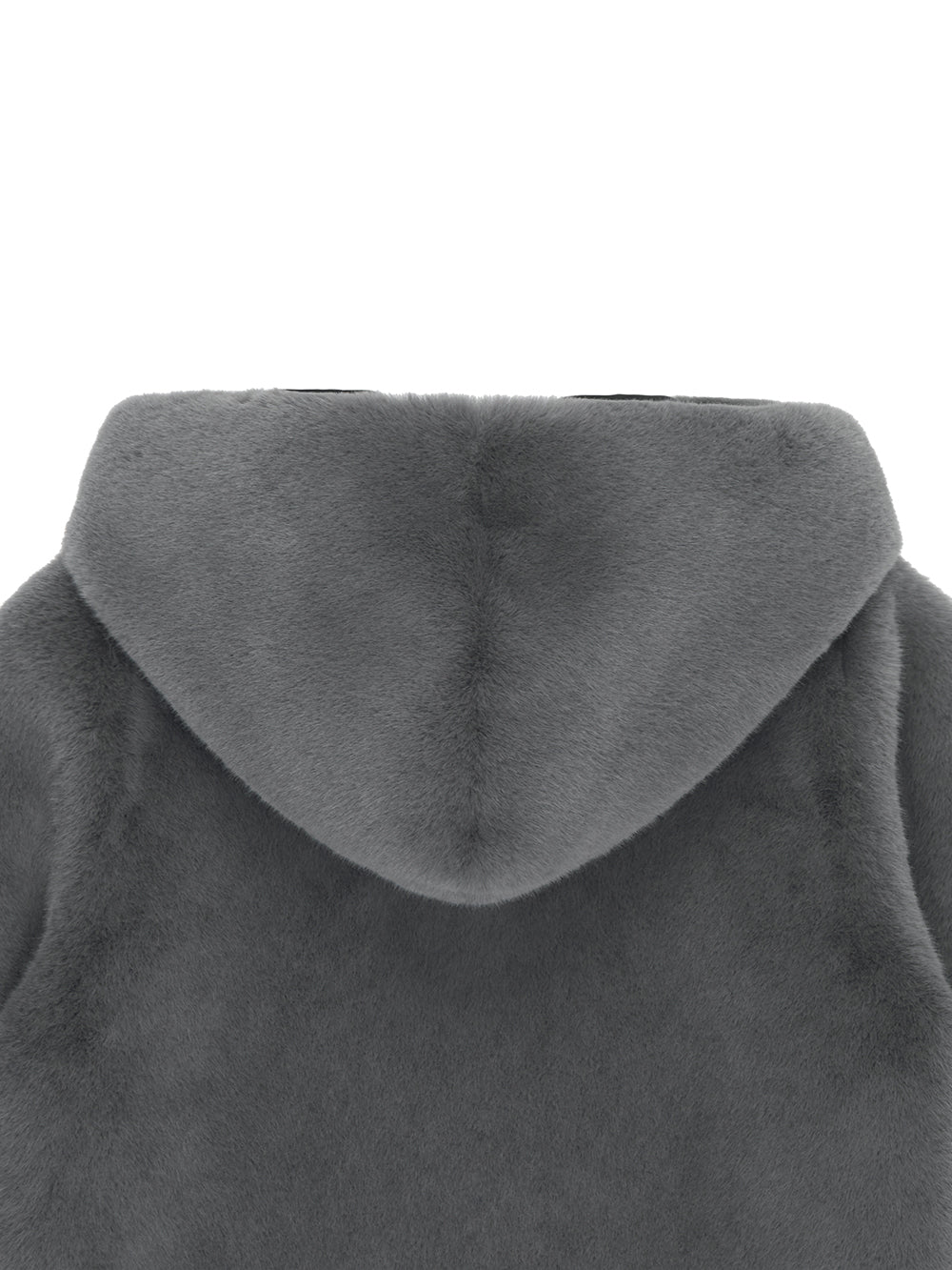 FAUX FUR BIEN HOODED JACKET