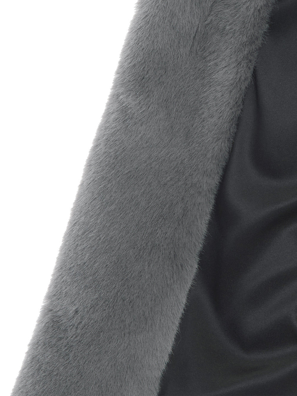 FAUX FUR BIEN HOODED JACKET