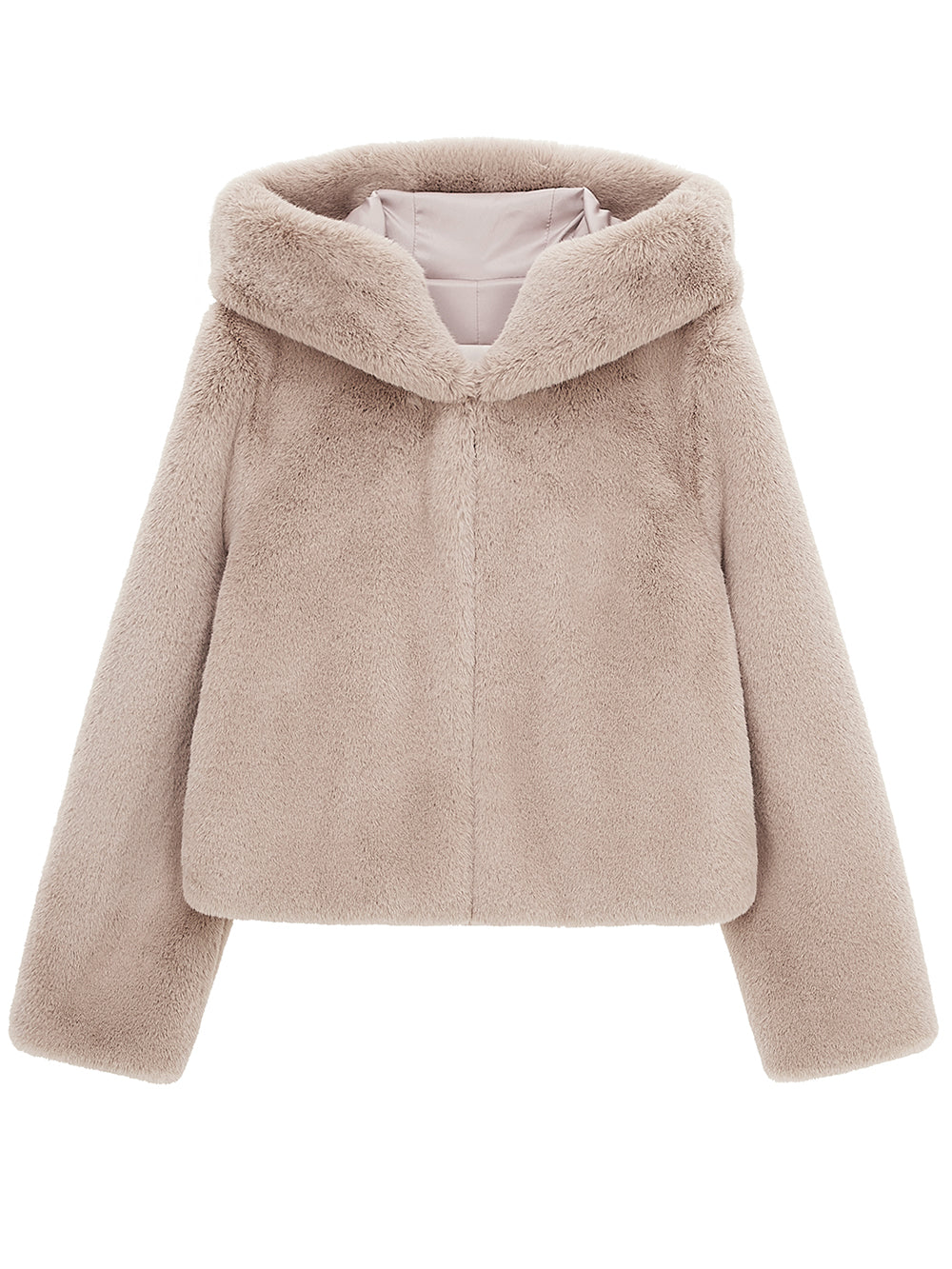 FAUX FUR BIEN HOODED JACKET – Lemonplet JP store