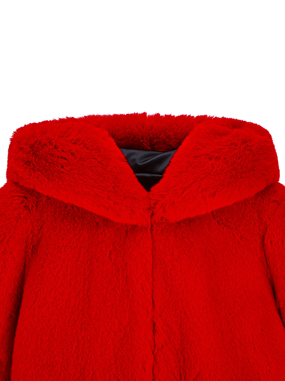 SIGNATURE LINE] FAUX FUR BIEN HOODED SHORT JACKET – Lemönplet