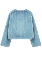 FAUX FUR JUE SHORT JACKET