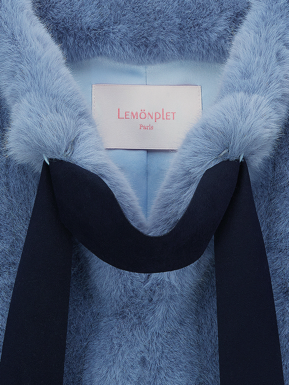 FAUX FUR HALF SLEEVED JACKET