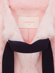 FAUX FUR HALF SLEEVED JACKET